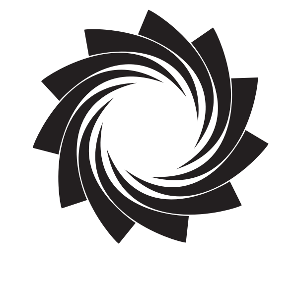 Shutter shape logo concept