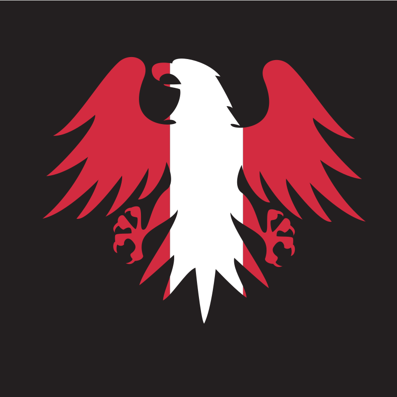 Peru heraldic eagle flag