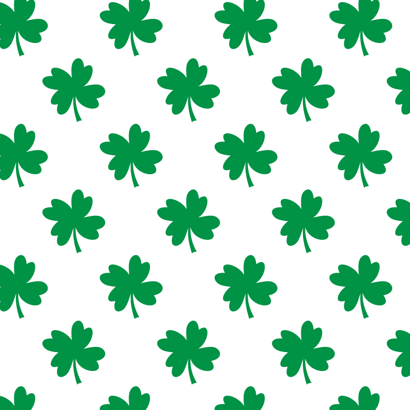 Green clover pattern background