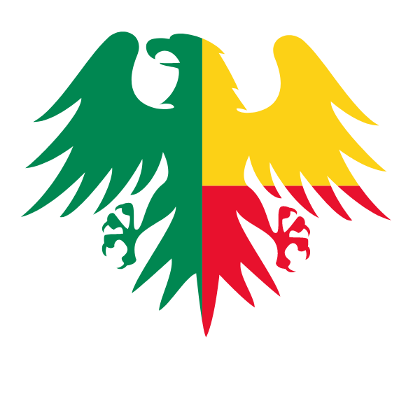 Benin flag eagle crest