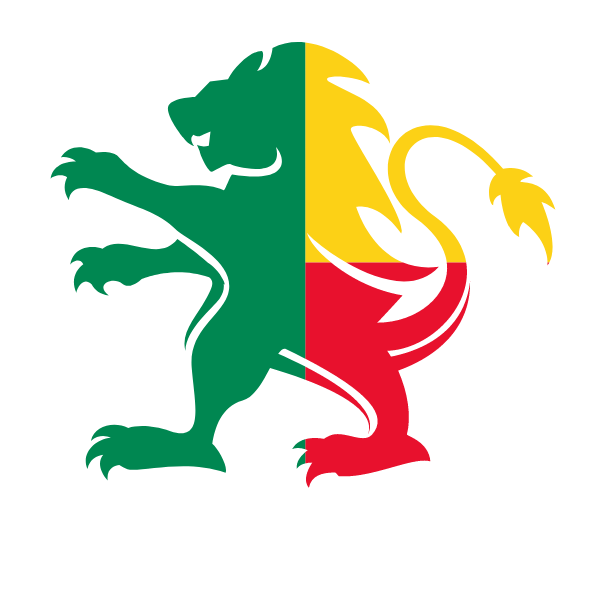 Benin flag lion emblem