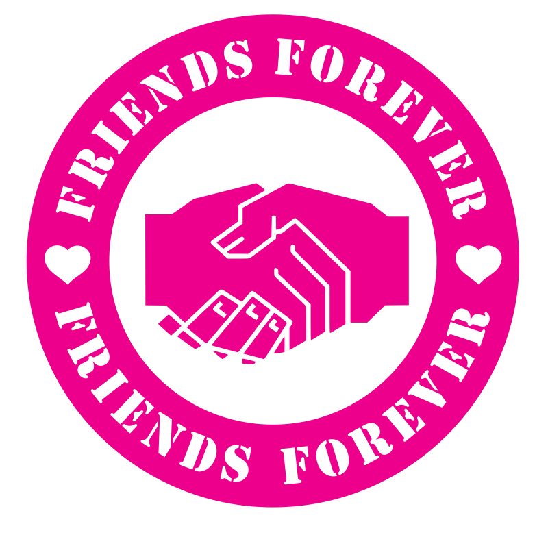 Friends forever sticker