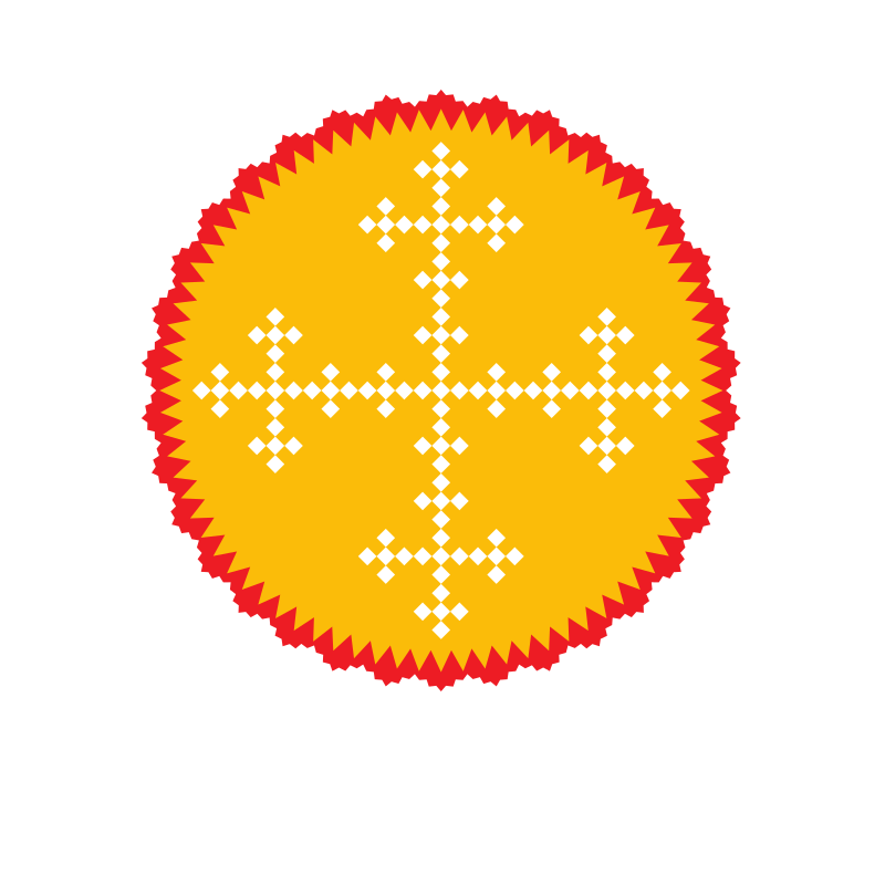Religious  symbol yellow color