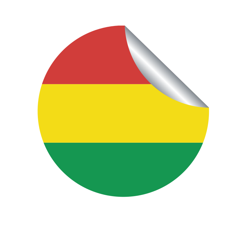 Bolivia flag sticker
