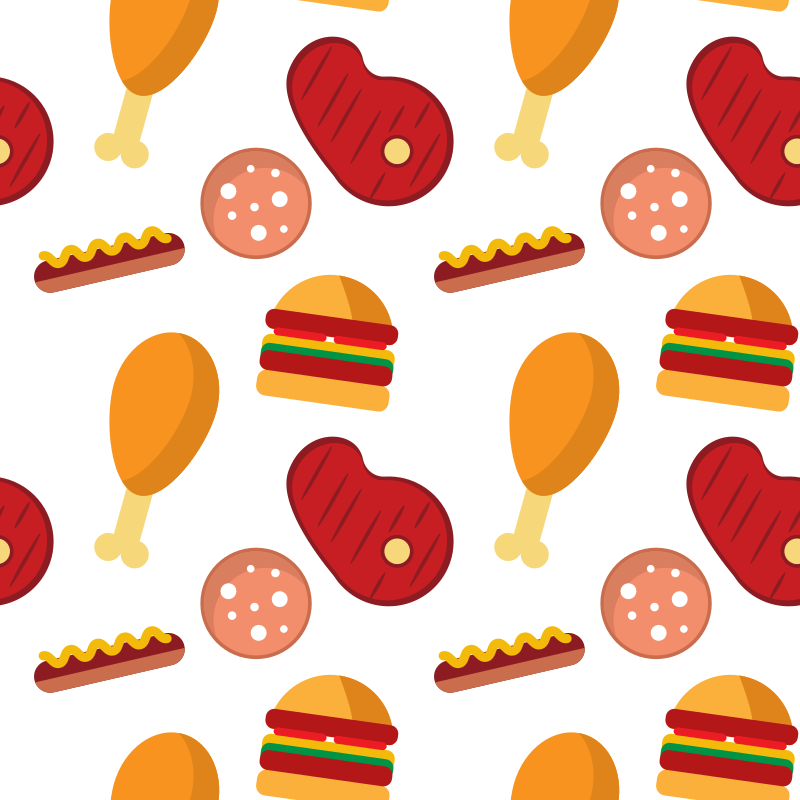 Food seamless pattern background
