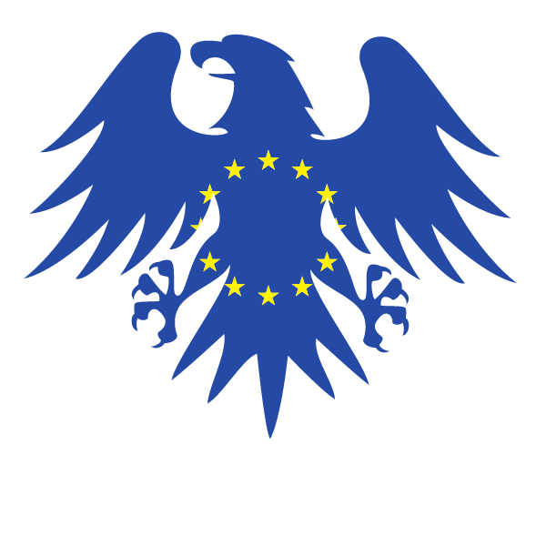 European Union flag heraldic eagle symbol