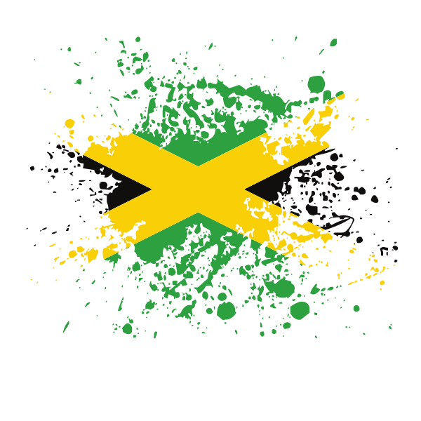 Jamaican flag ink sp.ash