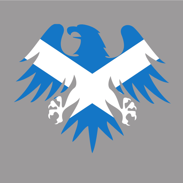 Scottish heraldic eagle symbol