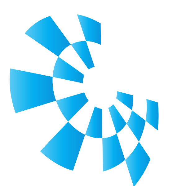 Blue tile logotype vector concept