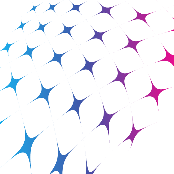 Colored diamond pattern