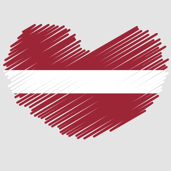Latvian flag patriotic symbol