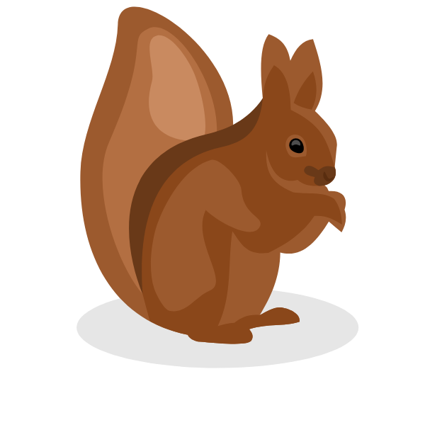 Squirrel vector image-1637523681