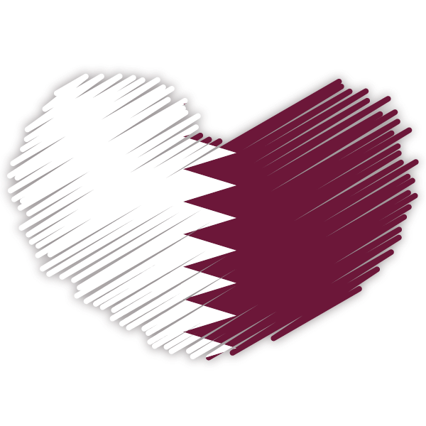 Qatar flag patriotic symbol