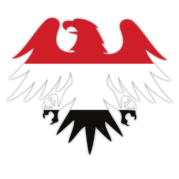 Yemen flag heraldic eagle