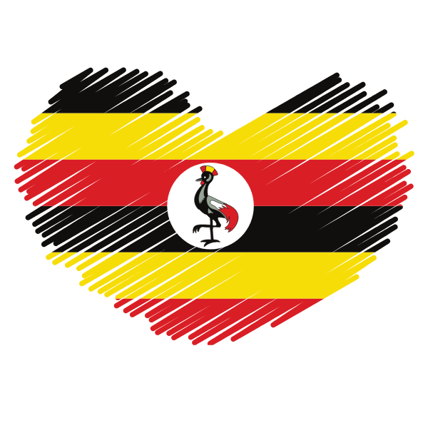 Uganda flag patriotic symbol