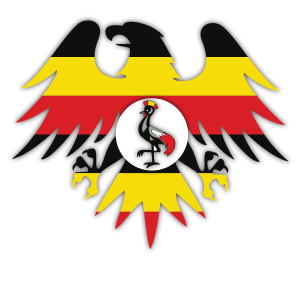 Uganda flag heraldic eagle