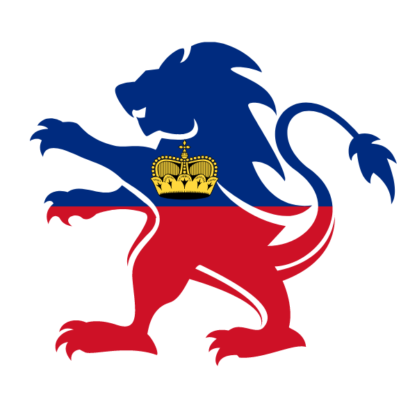 Flag of Liechtenstein heraldic crest