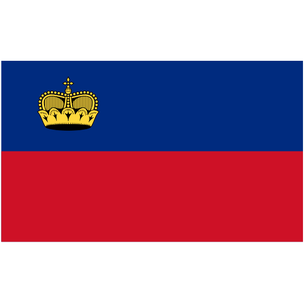National flag of Liechtenstein