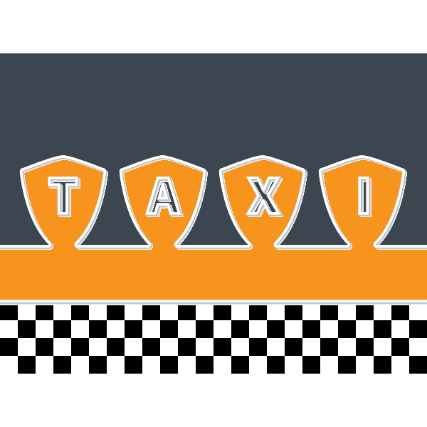 Taxi color theme background