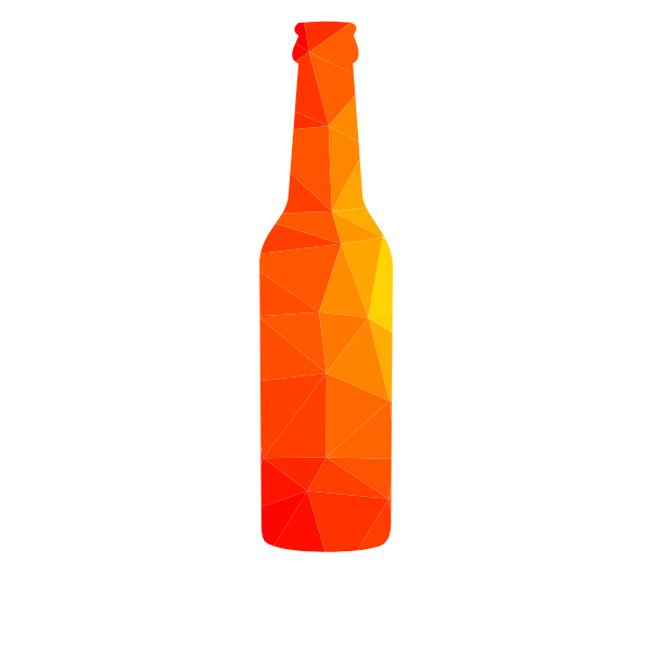 Bottle color silhouette