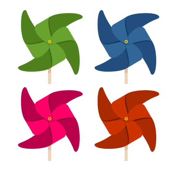 Summer windmills toys