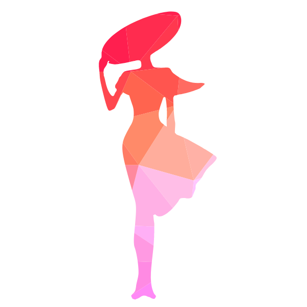 Girl with a big hat