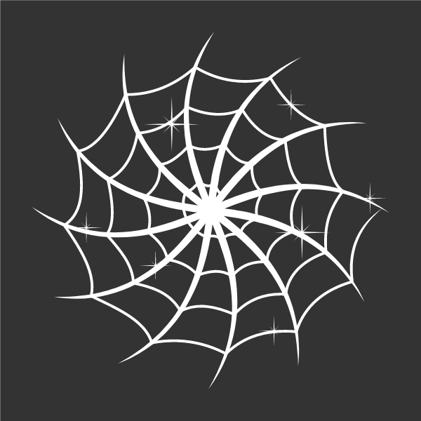 Spider web black background | Free SVG