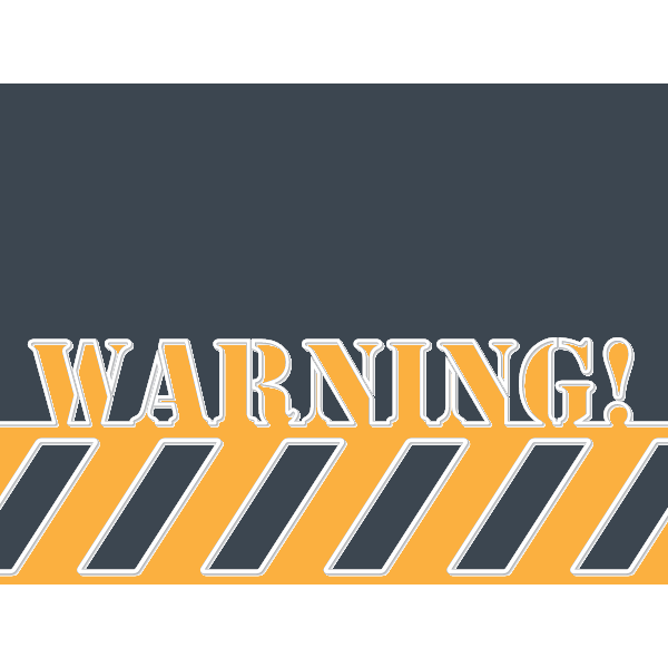 Warning background graphics
