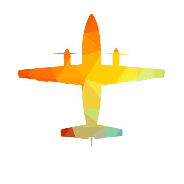 World War 2 airplane silhouette