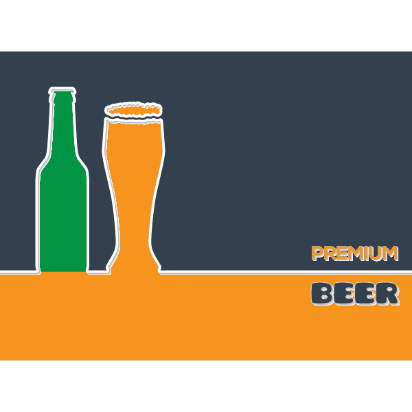 Premium beer vector background-1653994785