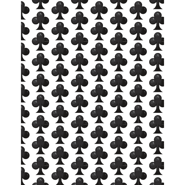 Clover  clubs seamless pattern