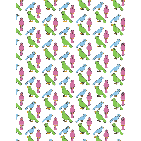 Birds seamless pattern wallpaper