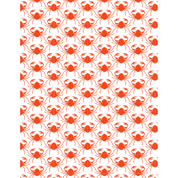 Crabs seamless pattern