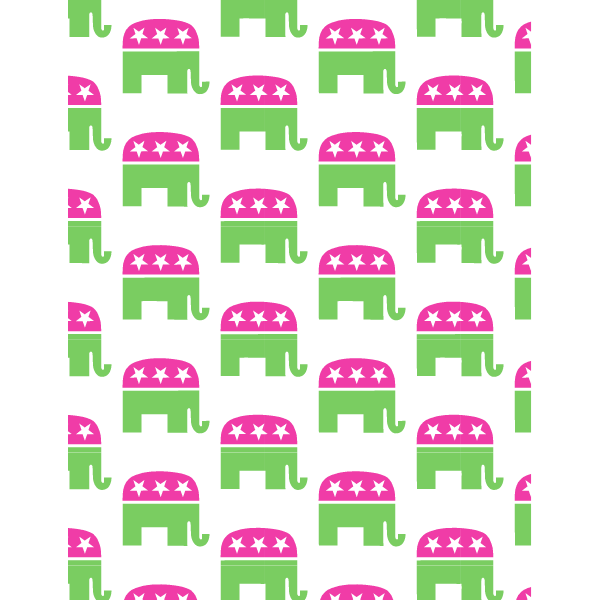 Republican party seamless pattern