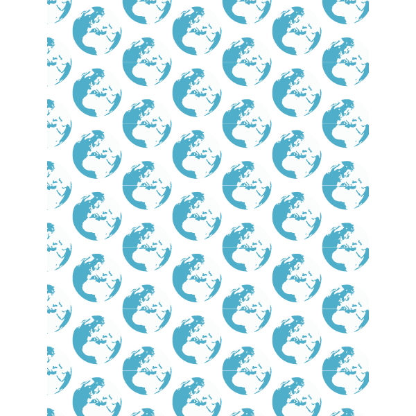 World globe seamless pattern
