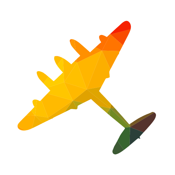 Bomber color silhouette