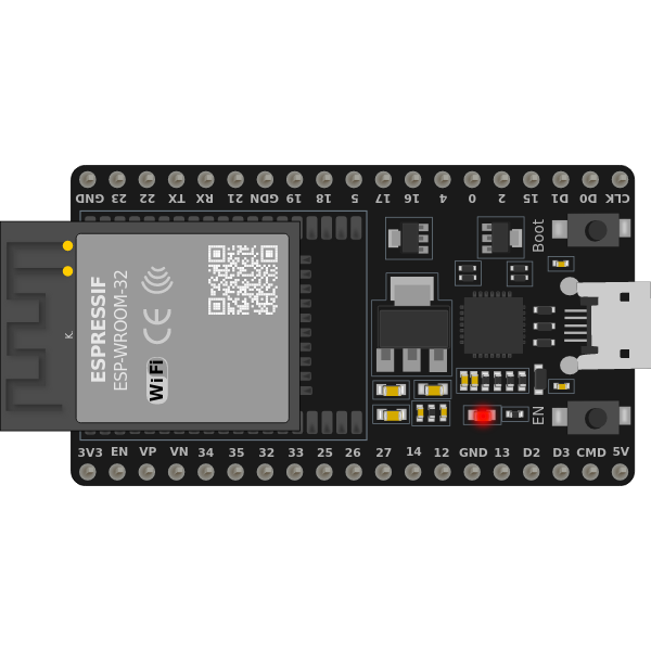 ESP32 DevKitC Free SVG