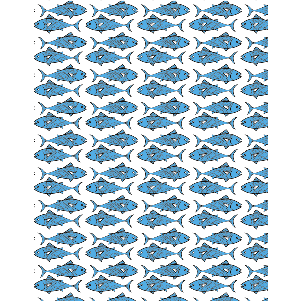 Fish seamless pattern background