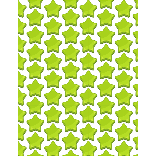Star green seamless pattern