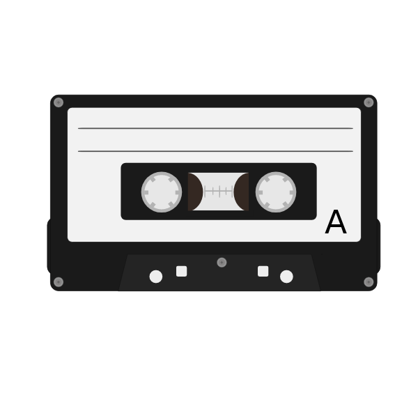 Cassette Tape icon 1 | Free SVG