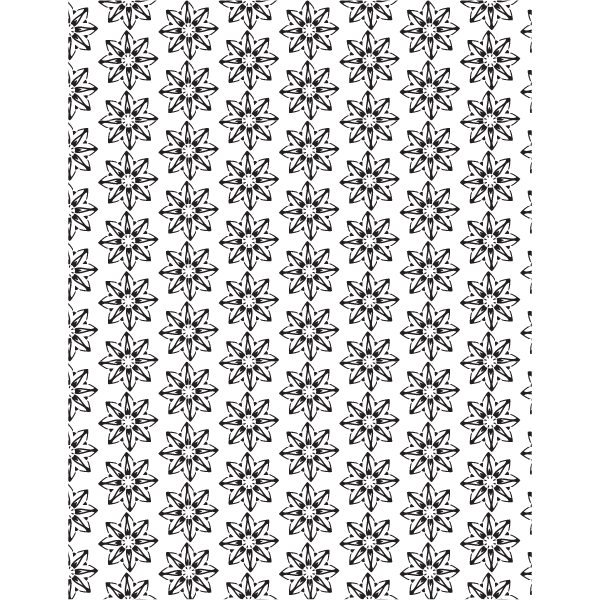 Floral tiled pattern