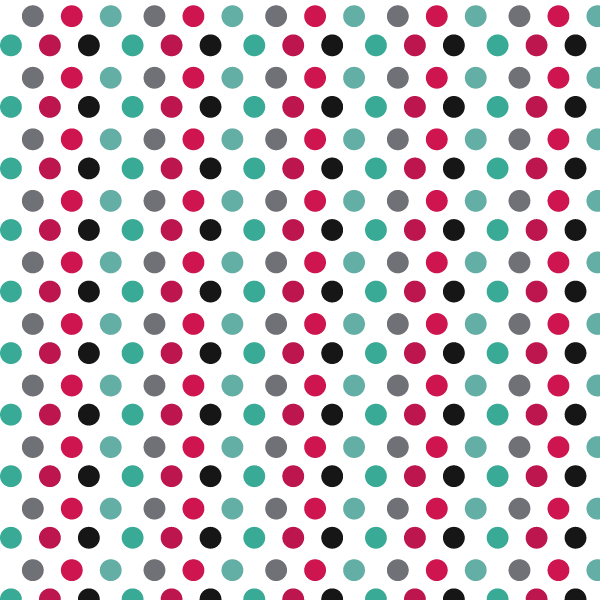 Polka dotted seamless pattern background