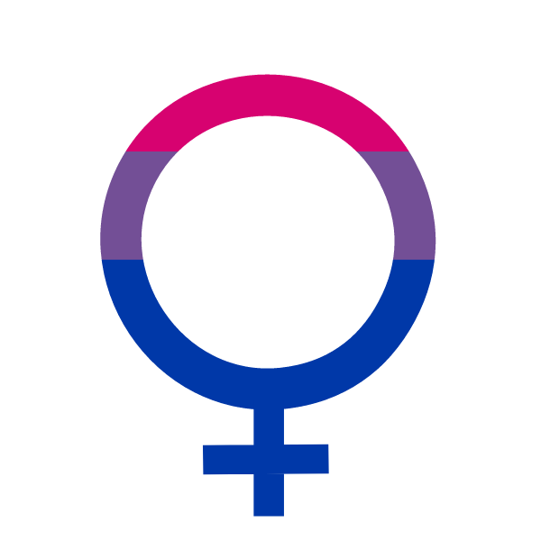 Bisexual woman venus symbol