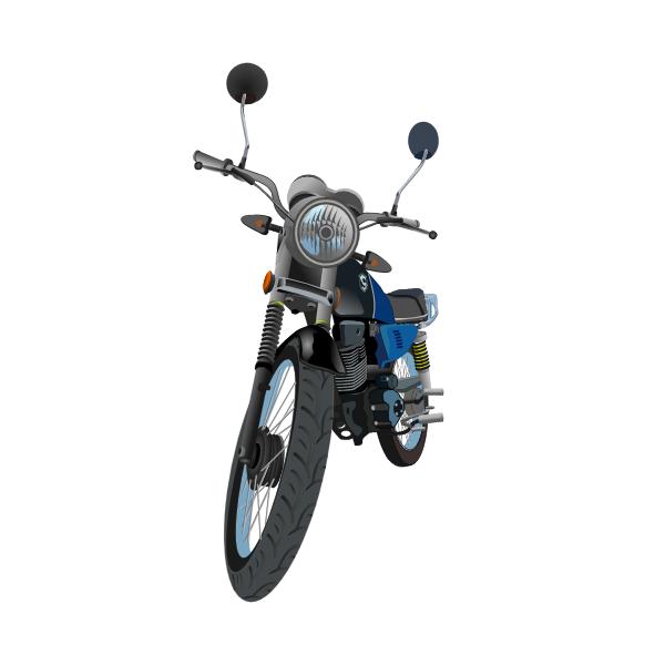 Motocicleta sin maletero (estilo Serpento Taypan)