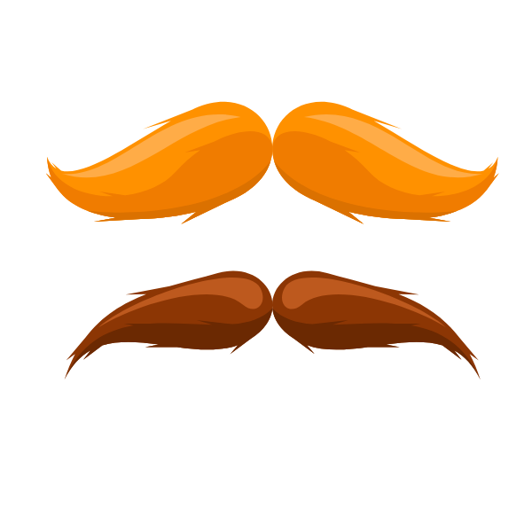 Moustache types