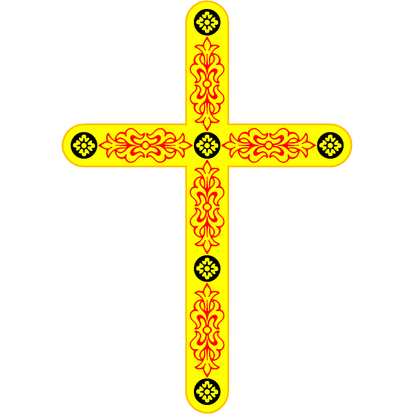 floral cross (more detailed version)