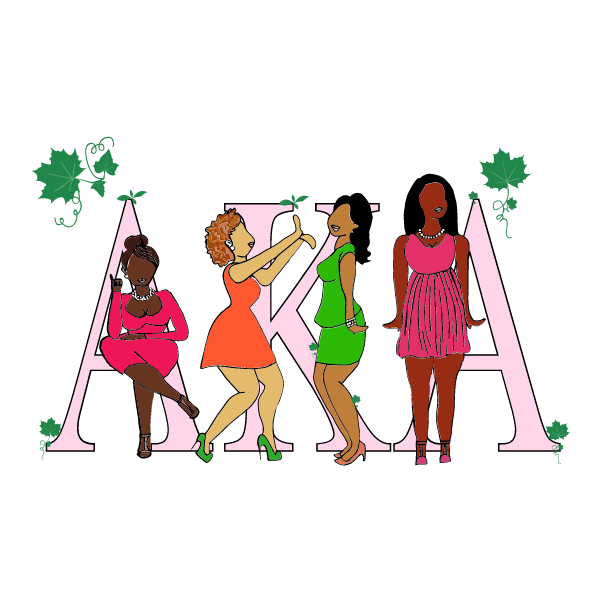 AKa black girl, aka sorority gift, aka sorority svg