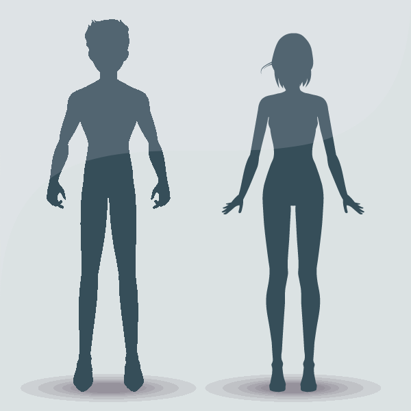 Man and Woman - Silhouettes | Free SVG