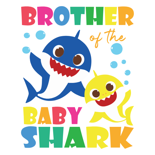 Free File Brother Of The Baby Shark, Laser Cut Svg Files