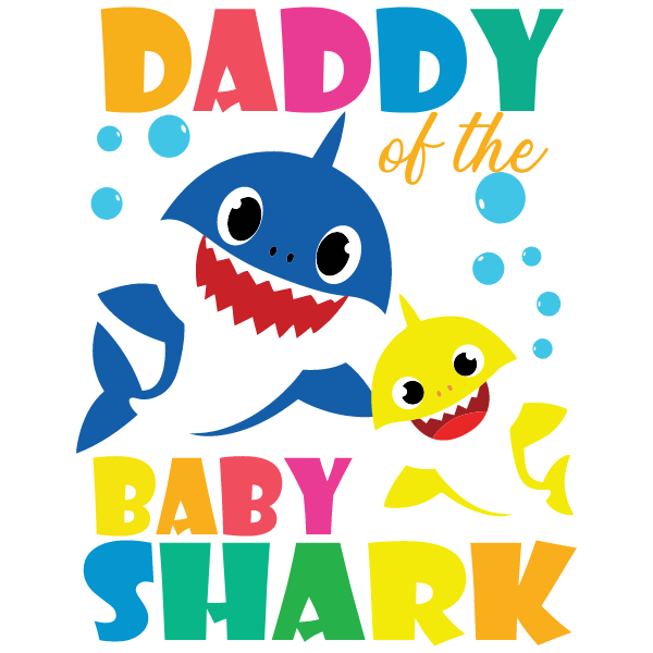 Daddy Of The Baby Shark Png, Downloadable Files